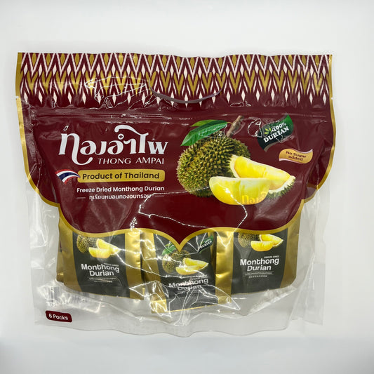 Monthong Freeze Dried Durian 6 pack (72g)